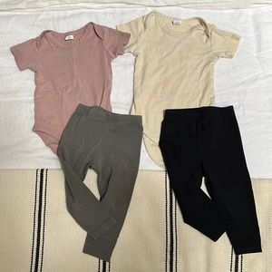 Baby basics bundle. Colored Organics and Carters. 12-18 months